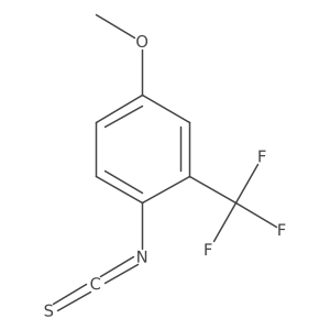 1-Isothiocyanato-4-methoxy-2-trifluoromethyl-benzene Structure
