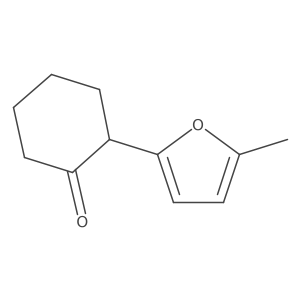 2-(5-Methylfuran-2-yl)cyclohexan-1-one结构式
