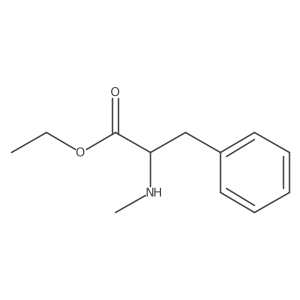 ethyl (2R)-2-(methylamino)-3-phenylpropanoate结构式