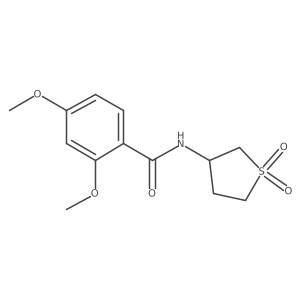 N-(1,1-dioxidotetrahydrothiophen-3-yl)-2,4-dimethoxybenzamide Structure
