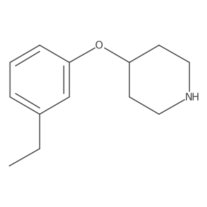 4-(3-Ethylphenoxy)piperidine Structure