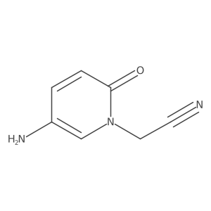 2-(5-Amino-2-oxo-1,2-dihydropyridin-1-YL)acetonitrile Structure