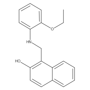1-[[(2-Ethoxyphenyl)amino]methyl]-2-naphthalenol结构式