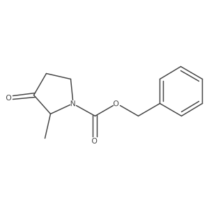 benzyl (2S)-2-methyl-3-oxopyrrolidine-1-carboxylate Structure