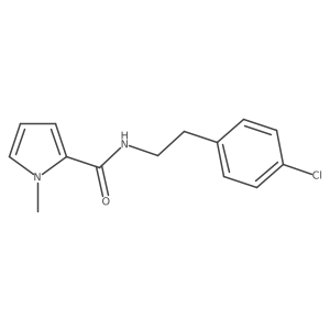 N-[2-(4-chlorophenyl)ethyl]-1-methylpyrrole-2-carboxamide结构式