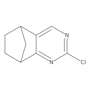 2-Chloro-5,8-methano-5,6,7,8-tetrahydroquinazoline结构式