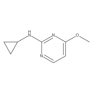 N-cyclopropyl-4-methoxypyrimidin-2-amine Structure