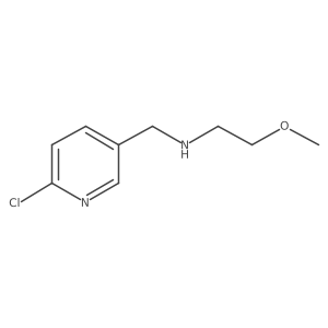 N-[(6-chloropyridin-3-yl)methyl]-2-methoxyethanamine Structure