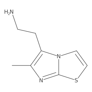 2-{6-Methylimidazo[2,1-b][1,3]thiazol-5-yl}ethan-1-amine Structure