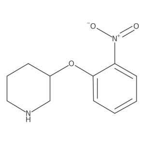 3-(2-Nitrophenoxy)piperidine Structure