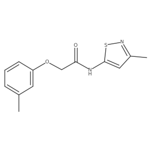 N-(3-methylisothiazol-5-yl)-2-(m-tolyloxy)acetamide Structure