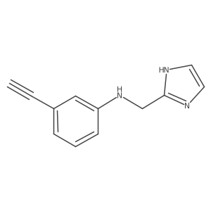 3-ethynyl-N-(1H-imidazol-2-ylmethyl)aniline Structure