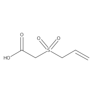 2-(Prop-2-ene-1-sulfonyl)acetic acid结构式