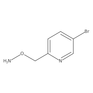 O-[(5-bromopyridin-2-yl)methyl]hydroxylamine结构式