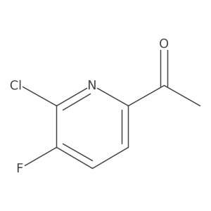 1-(6-Chloro-5-fluoropyridin-2-YL)ethanone结构式