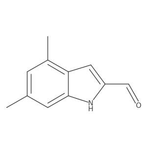 4,6-dimethyl-1H-indole-2-carbaldehyde Structure