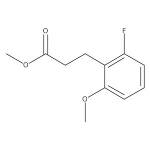 Benzenepropanoic acid, 2-fluoro-6-methoxy-, methyl ester Structure