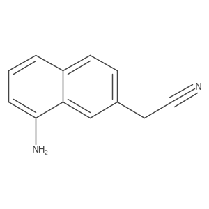 1-Aminonaphthalene-7-acetonitrile结构式