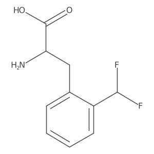 (R)-2-Amino-3-(2-(difluoromethyl)phenyl)propanoic acid Structure