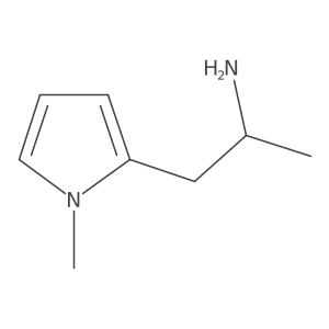 (2R)-1-(1-methyl-1H-pyrrol-2-yl)propan-2-amine Structure