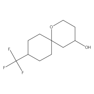 9-(Trifluoromethyl)-1-oxaspiro[5.5]undecan-4-ol Structure