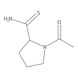 1-Acetylpyrrolidine-2-carbothioamide Structure