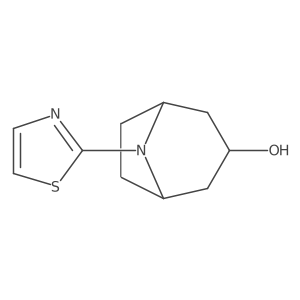 8-(Thiazol-2-yl)-8-azabicyclo[3.2.1]octan-3-ol Structure