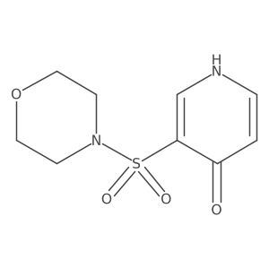3-(Morpholinosulfonyl)pyridin-4-ol结构式