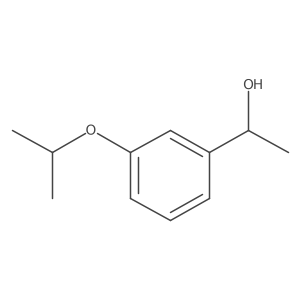 (1R)-1-[3-(propan-2-yloxy)phenyl]ethan-1-ol结构式
