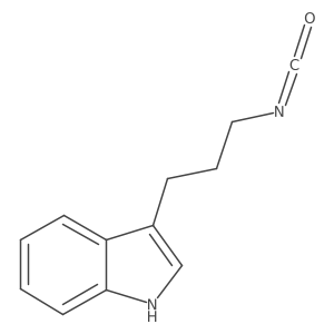 3-(3-isocyanatopropyl)-1H-indole结构式
