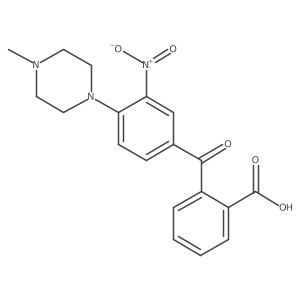 2-{[4-(4-Methylpiperazin-1-yl)-3-nitrophenyl]carbonyl}benzoic acid Structure