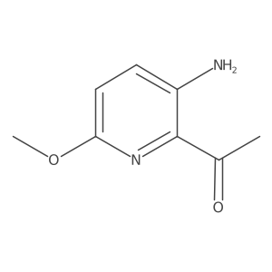 1-(3-Amino-6-methoxypyridin-2-YL)ethanone Structure