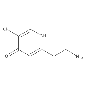 2-(2-Aminoethyl)-5-chloropyridin-4-OL结构式