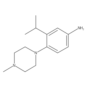 4-(4-Methylpiperazin-1-yl)-3-propan-2-ylaniline Structure