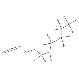 3,3,4,4,5,5,6,6,7,7,8,8,8-Tridecafluorooctyl isocyanate Structure