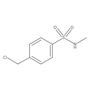 4-(chloromethyl)-N-methylbenzene-1-sulfonamide Structure