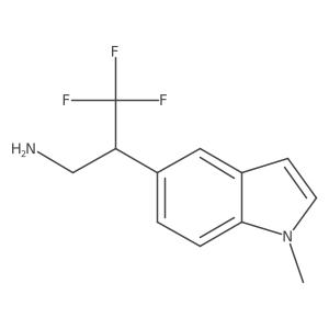 3,3,3-trifluoro-2-(1-methyl-1H-indol-5-yl)propan-1-amine Structure