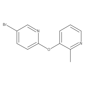 5-Bromo-2-[(2-methylpyridin-3-yl)oxy]pyridine Structure