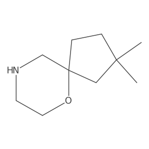 2,2-Dimethyl-6-oxa-9-azaspiro[4.5]decane Structure