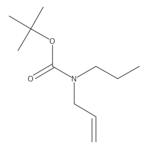 tert-butyl N-(prop-2-en-1-yl)-N-propylcarbamate Structure