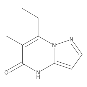 7-Ethyl-6-methyl-4H,5H-pyrazolo[1,5-a]pyrimidin-5-one Structure