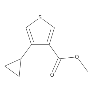Methyl 4-cyclopropylthiophene-3-carboxylate Structure