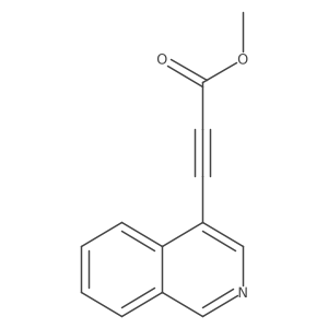 Methyl 3-(isoquinolin-4-yl)prop-2-ynoate Structure