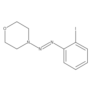 (E)-4-((2-iodophenyl)diazenyl)morpholine Structure