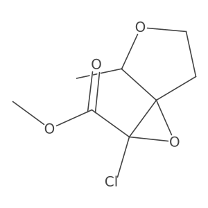 Methyl 2-chloro-4-methyl-1,5-dioxaspiro[2.4]heptane-2-carboxylate Structure