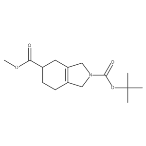 2-tert-Butyl 5-methyl 4,5,6,7-tetrahydro-1H-isoindole-2,5(3H)-dicarboxylate Structure