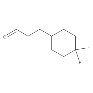 3-(4,4-Difluorocyclohexyl)propanal Structure