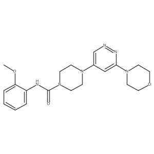 N-(2-methoxyphenyl)-4-(6-morpholinopyridazin-4-yl)piperazine-1-carboxamide Structure