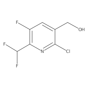 (2-Chloro-6-(difluoromethyl)-5-fluoropyridin-3-yl)methanol Structure