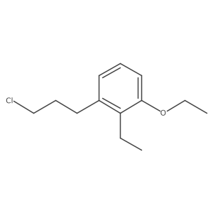 1-(3-Chloropropyl)-3-ethoxy-2-ethylbenzene Structure